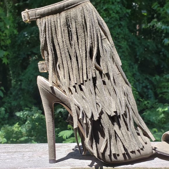 Liliana Faux Suede Fringe Boots 😍 - Picture 2 of 14